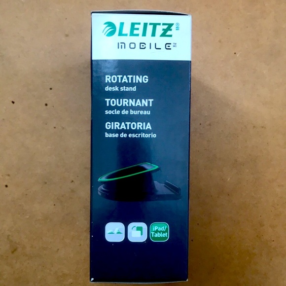Leitz Mobile Rotating Desk Stand Apple iPad or Tablet (THIS STAND IS BLACK) - Picture 4 of 13